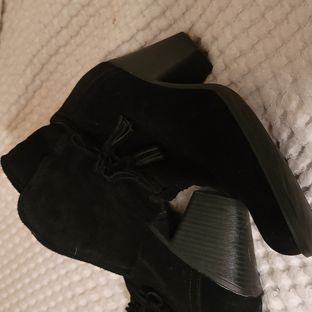 Black suede MIA boots size 8.5 - Picture 3 of 11
